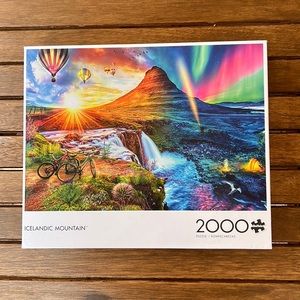 Iceland Mountain Buffalo Puzzle 2000pc